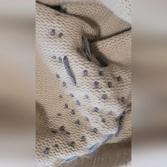 💜2 for $10💜Bundle and save. One of a kind sweater with hand woven details. - Picture 9 of 10